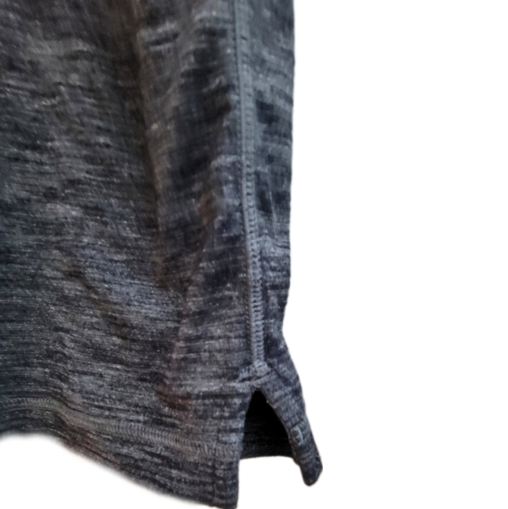 Lululemon // Pulse Slub Short Sleeve / Large / Heathered Black - Picture 3 of 5